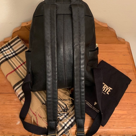 🖤FRYE: Petite Leather Front Slit Backpack (NWT) - Picture 6 of 8